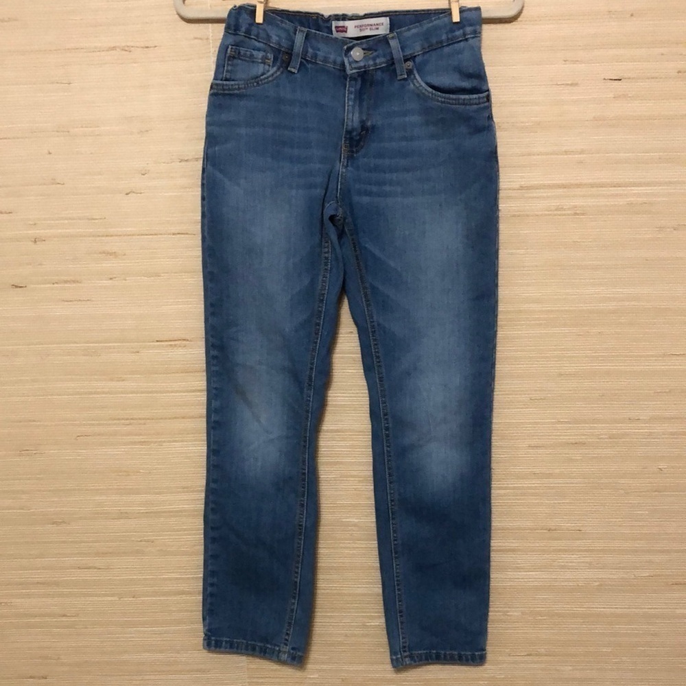 Levi’s Performance 511 Slim Blue Jeans size 12 kids